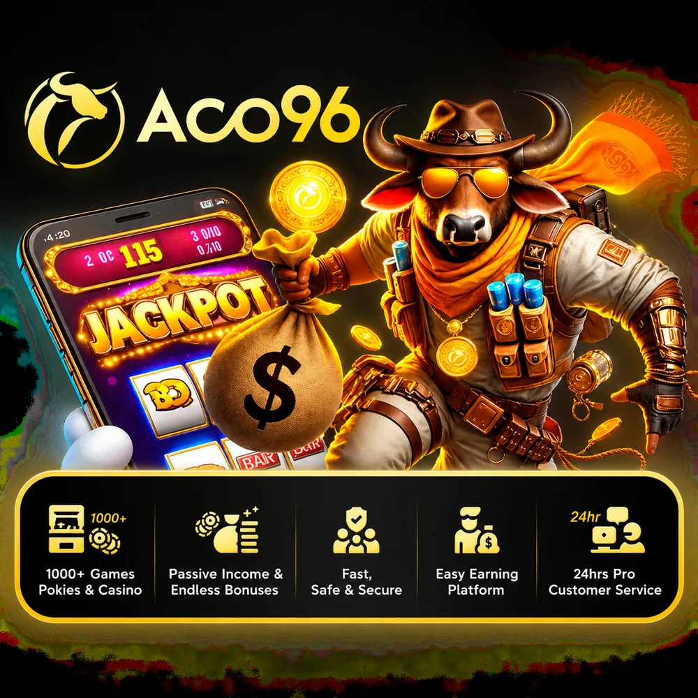 ACO96 Australia: 1000+ pokies and casino games, fast and secure platform with 24-hour customer service